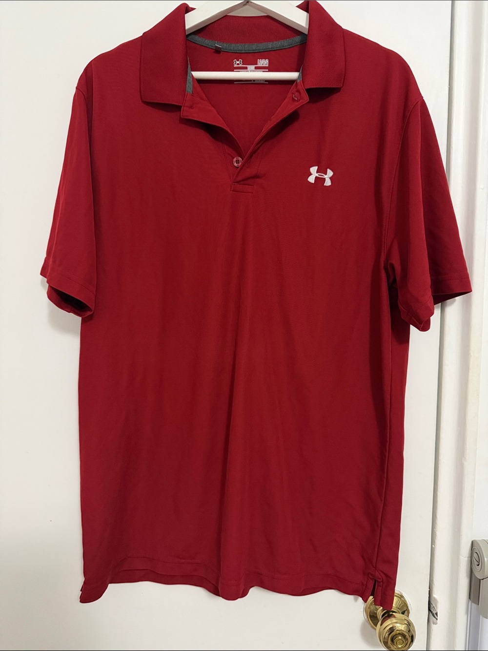 Under Armour Men’s Crimson Red Performance Polo